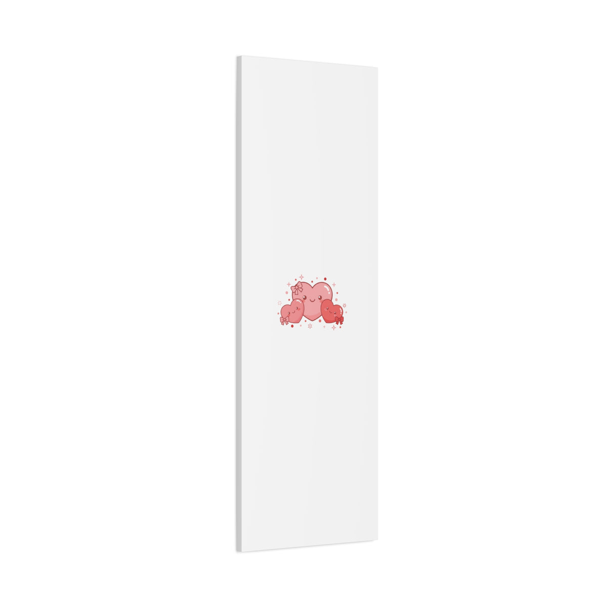 Kawaii Tiny Heart Trio Matte Canvas | tiny hearts, valentine doodle
