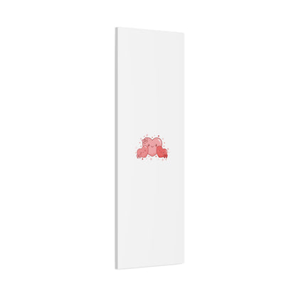 Kawaii Tiny Heart Trio Matte Canvas | tiny hearts, valentine doodle