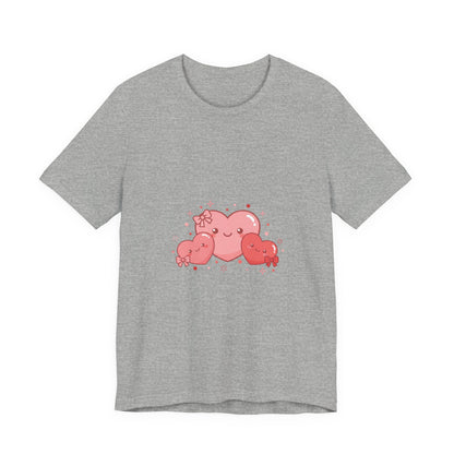 Kawaii Tiny Heart Family Tee | tiny heart design, valentine doodle