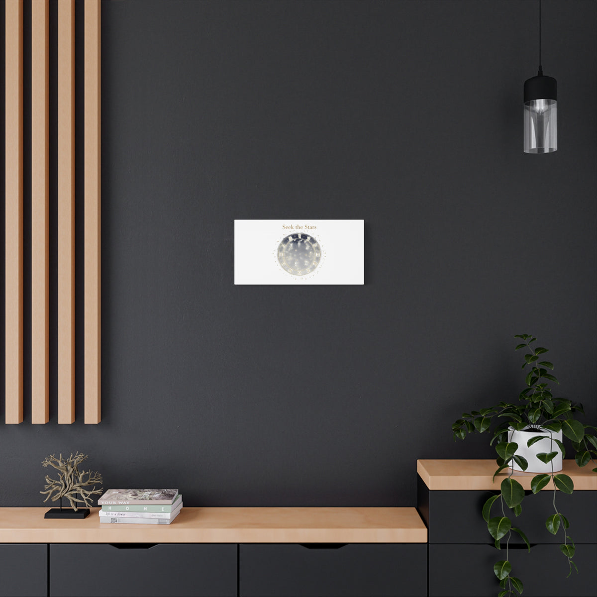 Seek the Stars Canvas | Celestial Astrology Art, Constellation Wall Decor