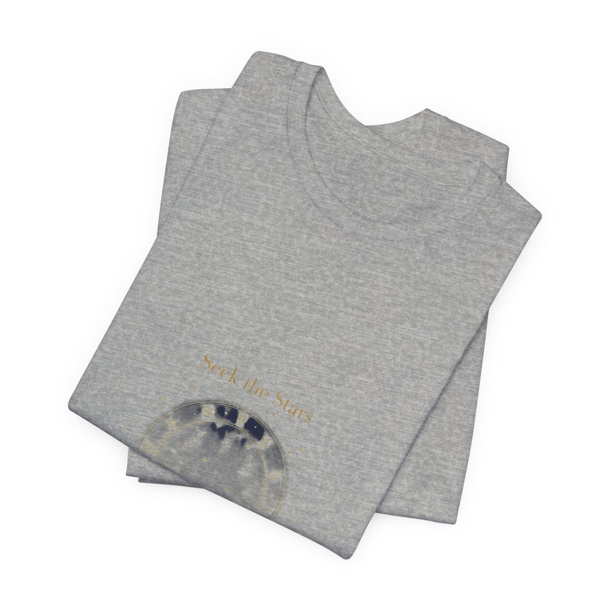 Seek the Stars Tee | celestial moon phase, minimalist astrology shirt