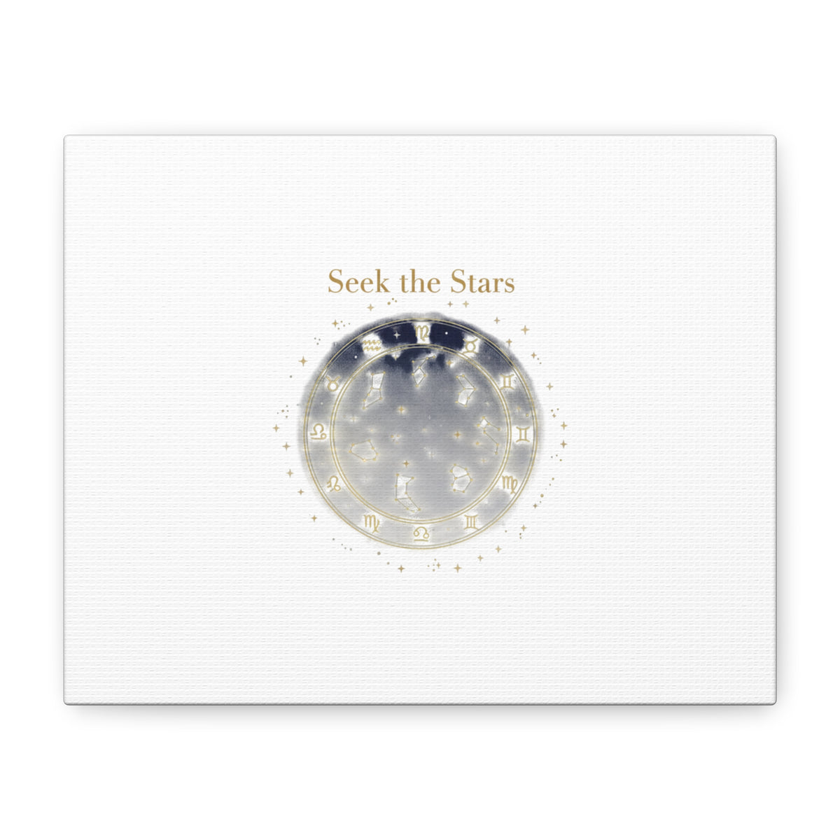 Seek the Stars Canvas | Celestial Astrology Art, Constellation Wall Decor