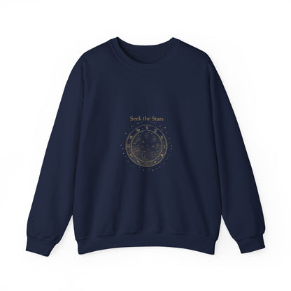 Celestial Moon Phase Crewneck Sweatshirt | Astrology, Constellation Art