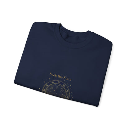 Celestial Moon Phase Crewneck Sweatshirt | Astrology, Constellation Art