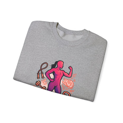 Strong Is Beautiful Sweatshirt — Women’s Fitness Crewneck
