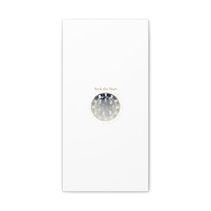 Seek the Stars Canvas | Celestial Astrology Art, Constellation Wall Decor