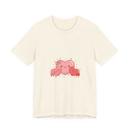 Kawaii Tiny Heart Family Tee | tiny heart design, valentine doodle
