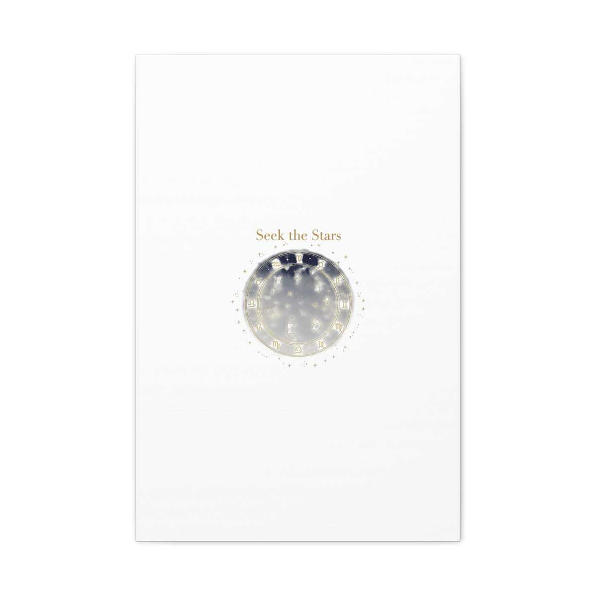 Seek the Stars Canvas | Celestial Astrology Art, Constellation Wall Decor