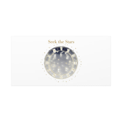 Seek the Stars Canvas | Celestial Astrology Art, Constellation Wall Decor