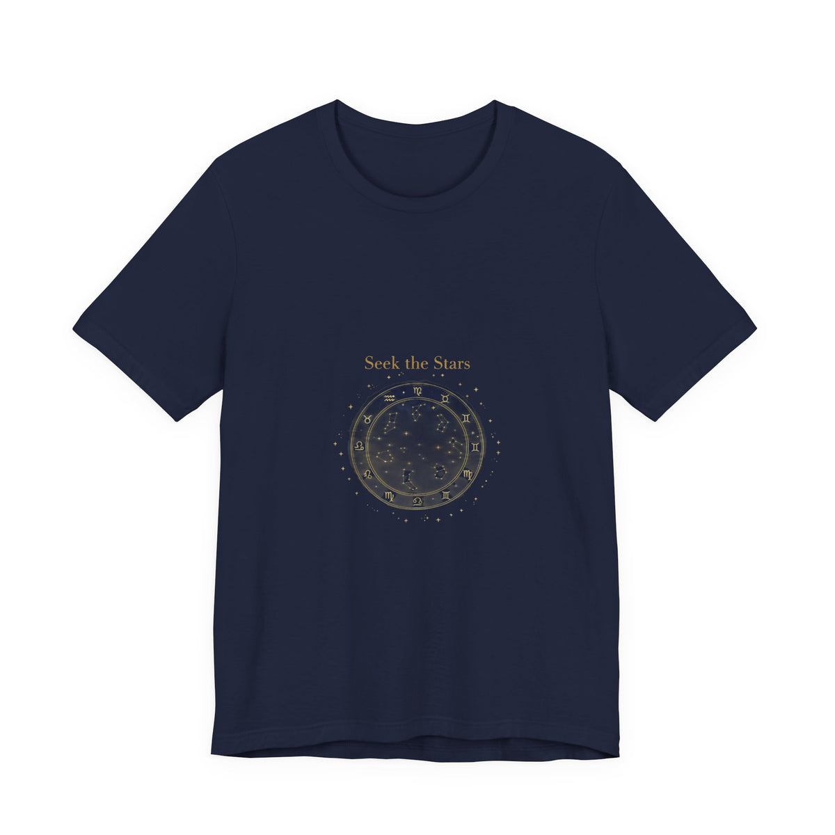 Seek the Stars Tee | celestial moon phase, minimalist astrology shirt