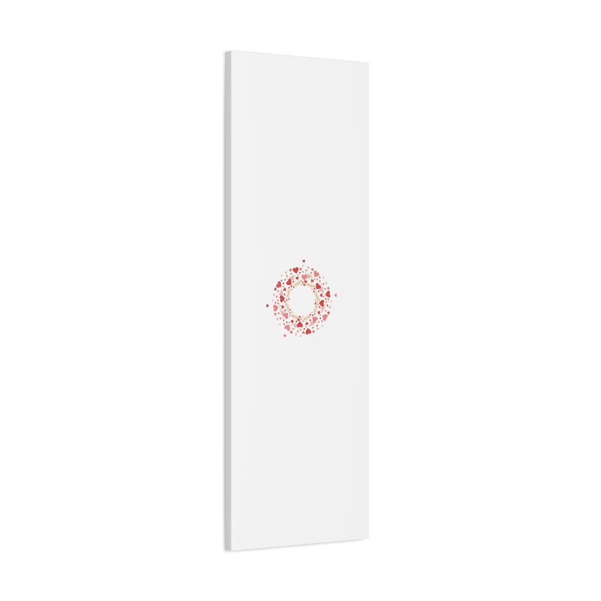 Tiny Heart Wreath Canvas | tiny heart design, valentine doodle