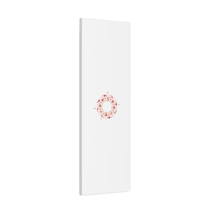 Tiny Heart Wreath Canvas | tiny heart design, valentine doodle