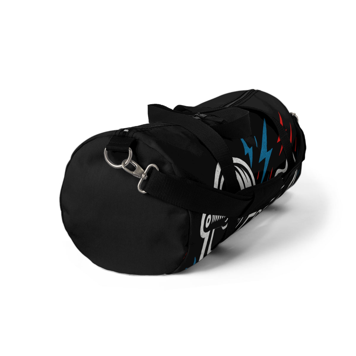 No Excuses Gym Duffel Bag — Motivational Workout Travel Bag with Barbell Design