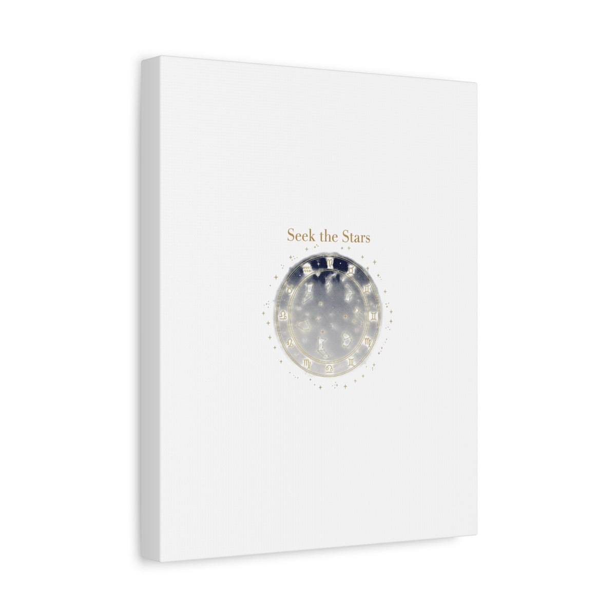 Seek the Stars Canvas | Celestial Astrology Art, Constellation Wall Decor
