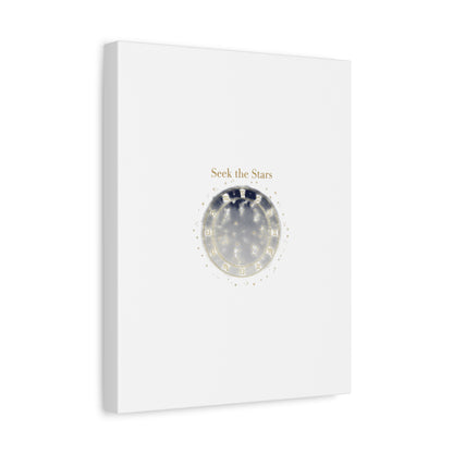 Seek the Stars Canvas | Celestial Astrology Art, Constellation Wall Decor