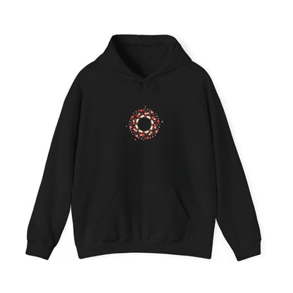 Tiny Heart Wreath Hoodie | tiny heart design, valentine doodle