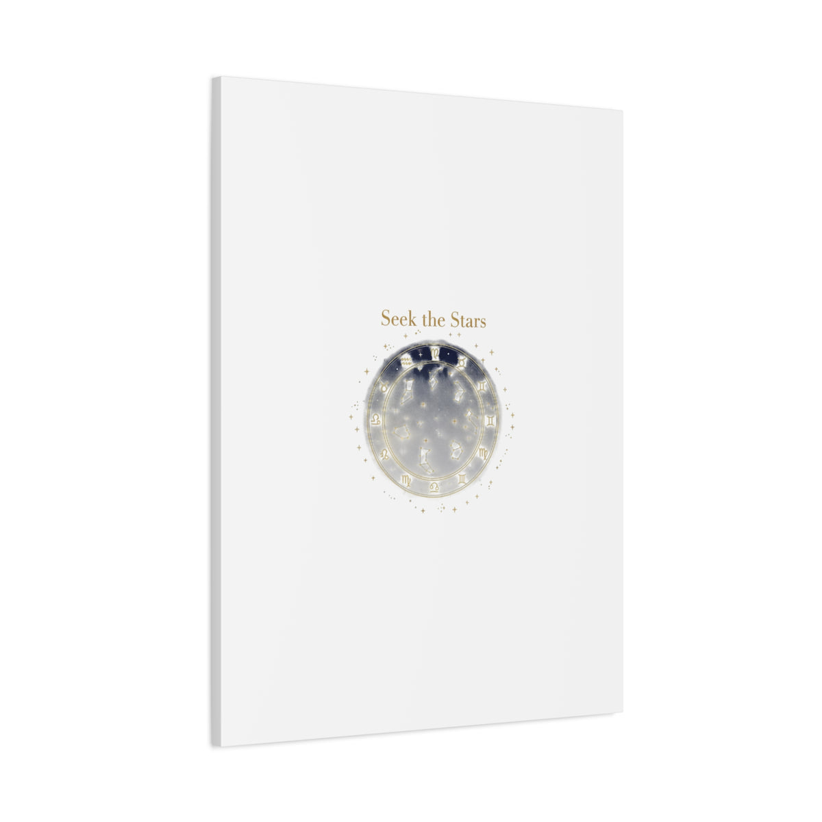 Seek the Stars Canvas | Celestial Astrology Art, Constellation Wall Decor