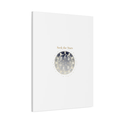 Seek the Stars Canvas | Celestial Astrology Art, Constellation Wall Decor