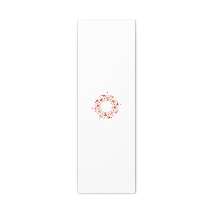 Tiny Heart Wreath Canvas | tiny heart design, valentine doodle