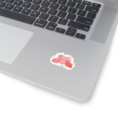 Cute Tiny Heart Trio Kiss-Cut Stickers | Tiny Heart Design, Valentine Doodle