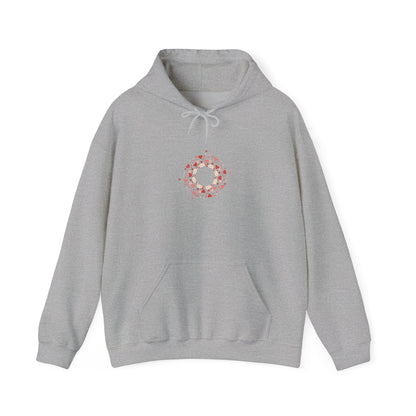 Tiny Heart Wreath Hoodie | tiny heart design, valentine doodle