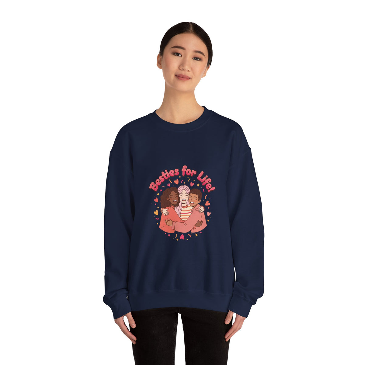 Galentines Squad Hugs Sweatshirt | Friendship-First Galentine’s Design