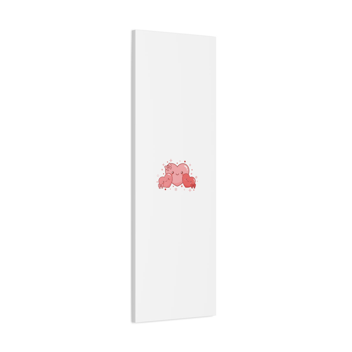 Kawaii Tiny Heart Trio Matte Canvas | tiny hearts, valentine doodle