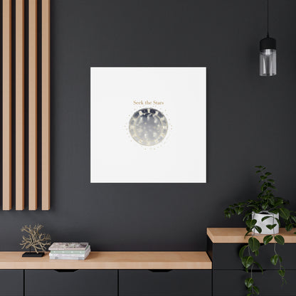 Seek the Stars Canvas | Celestial Astrology Art, Constellation Wall Decor