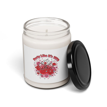 Disco Cherry Hearts Candle | Sparkly Hearts, Retro Romance