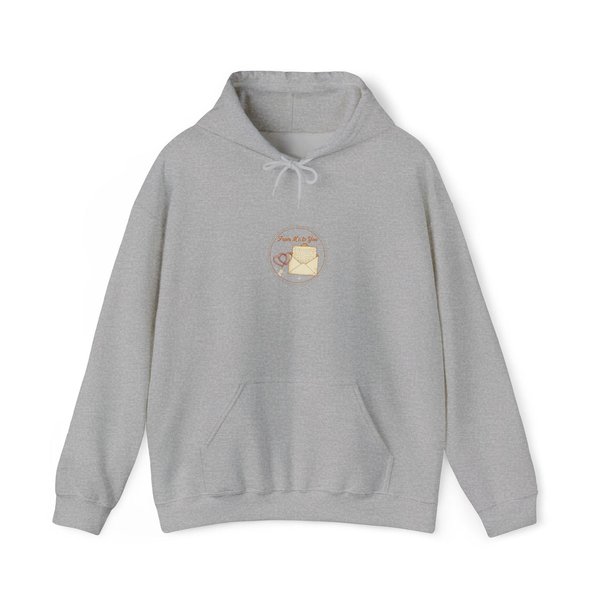 Love Letter Envelope Hoodie | Vintage Letter Art, wax seal romance
