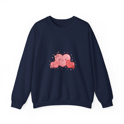 Tiny Heart Doodle Sweatshirt | tiny heart design, heart pattern shirt