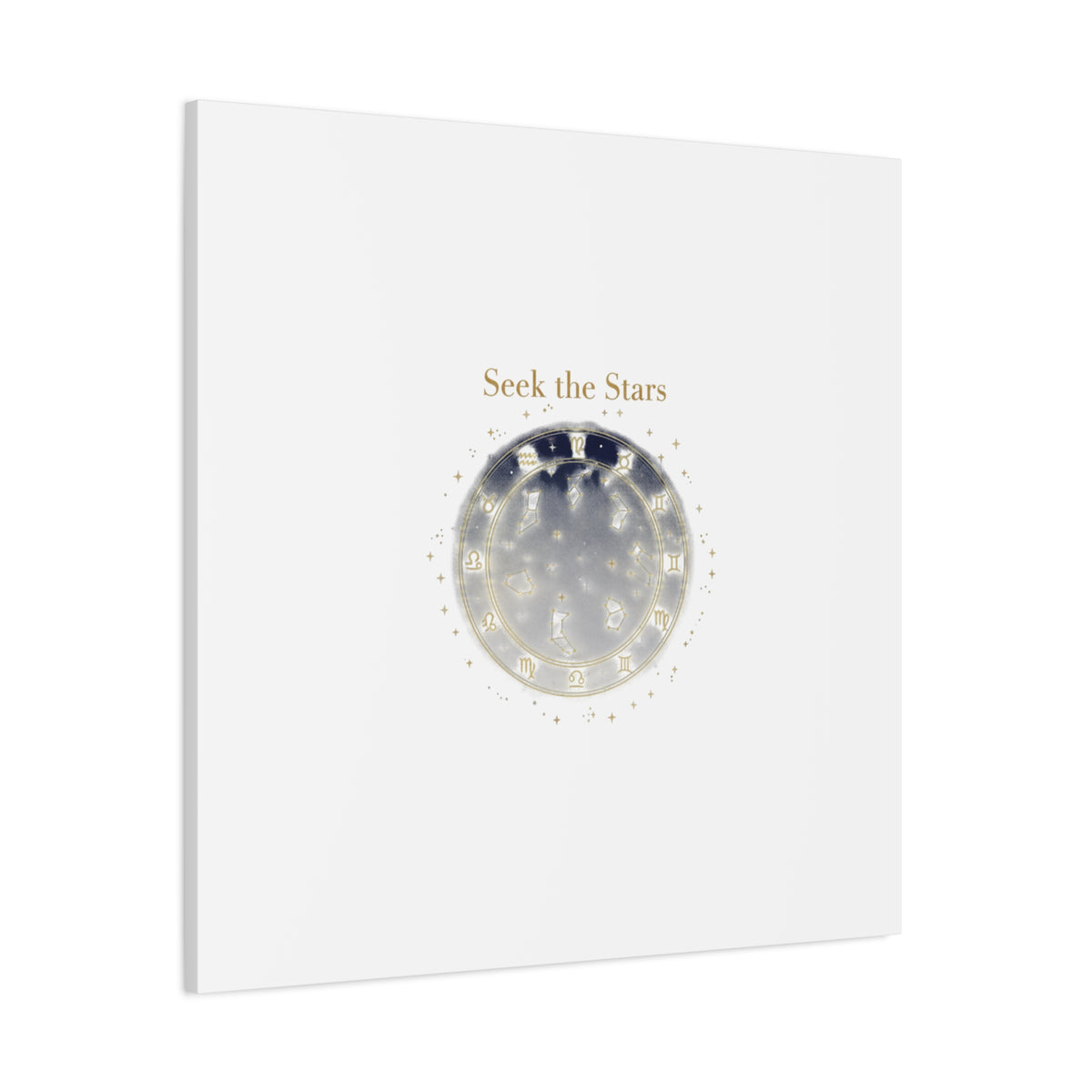 Seek the Stars Canvas | Celestial Astrology Art, Constellation Wall Decor