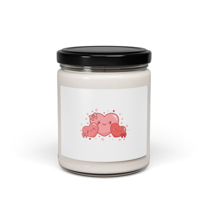 Tiny Heart Confetti Candle | Scented Soy Candle, 9oz