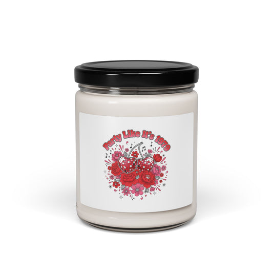 Disco Cherry Hearts Candle | Sparkly Hearts, Retro Romance