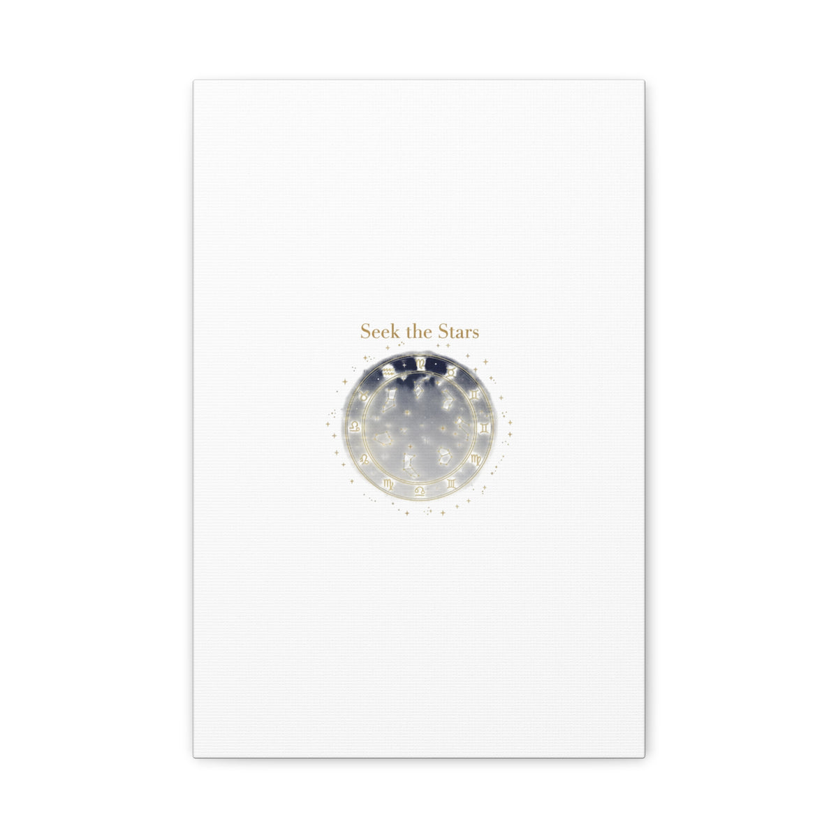 Seek the Stars Canvas | Celestial Astrology Art, Constellation Wall Decor