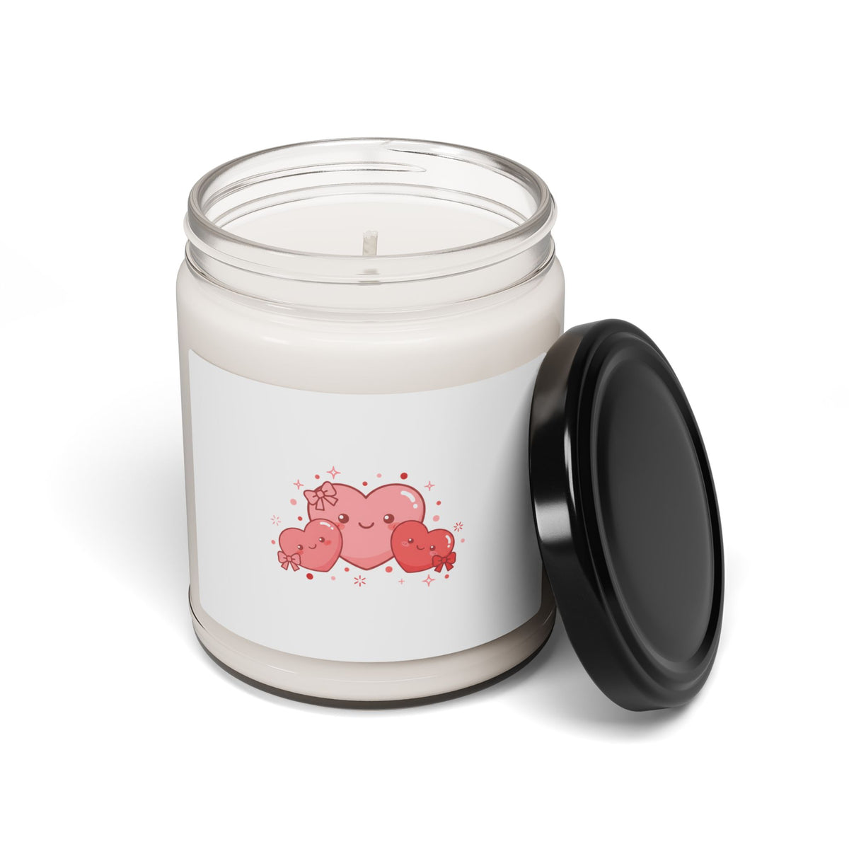 Tiny Heart Confetti Candle | Scented Soy Candle, 9oz
