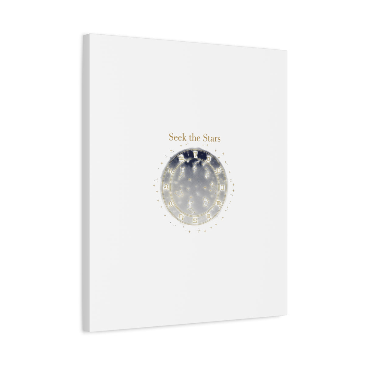 Seek the Stars Canvas | Celestial Astrology Art, Constellation Wall Decor