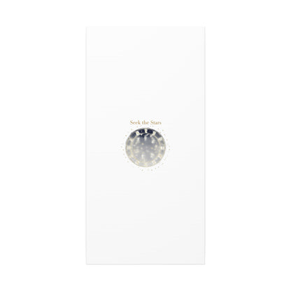 Seek the Stars Canvas | Celestial Astrology Art, Constellation Wall Decor
