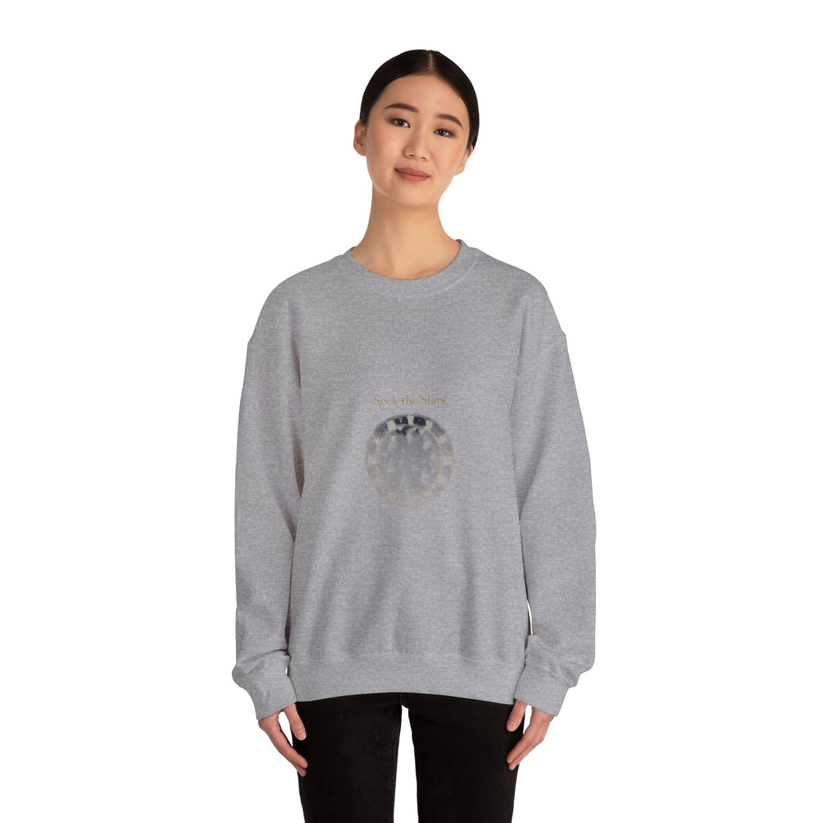 Celestial Moon Phase Crewneck Sweatshirt | Astrology, Constellation Art