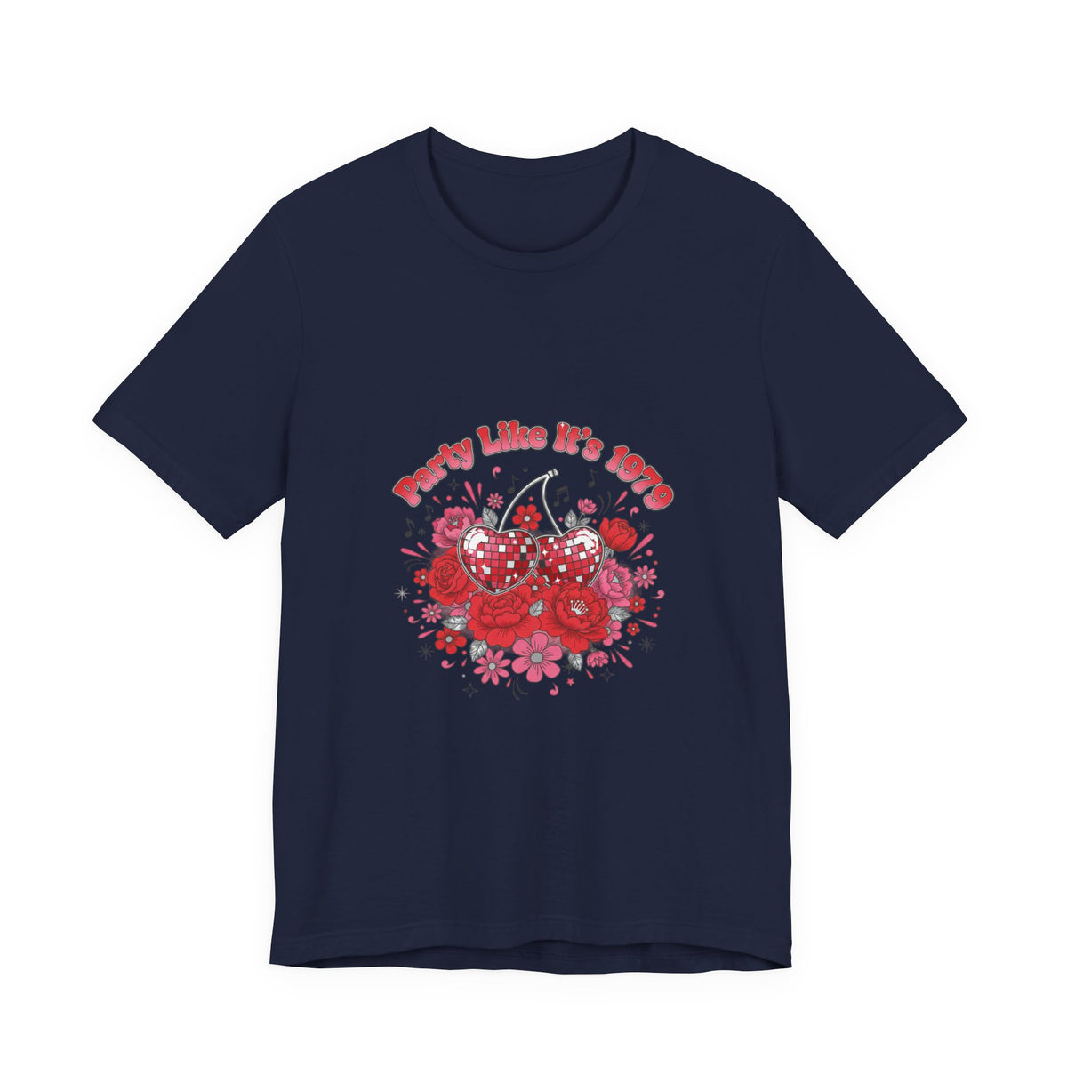 Disco Cherry Hearts Tee | sparkly hearts, retro romance