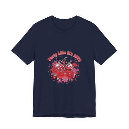 Disco Cherry Hearts Tee | sparkly hearts, retro romance