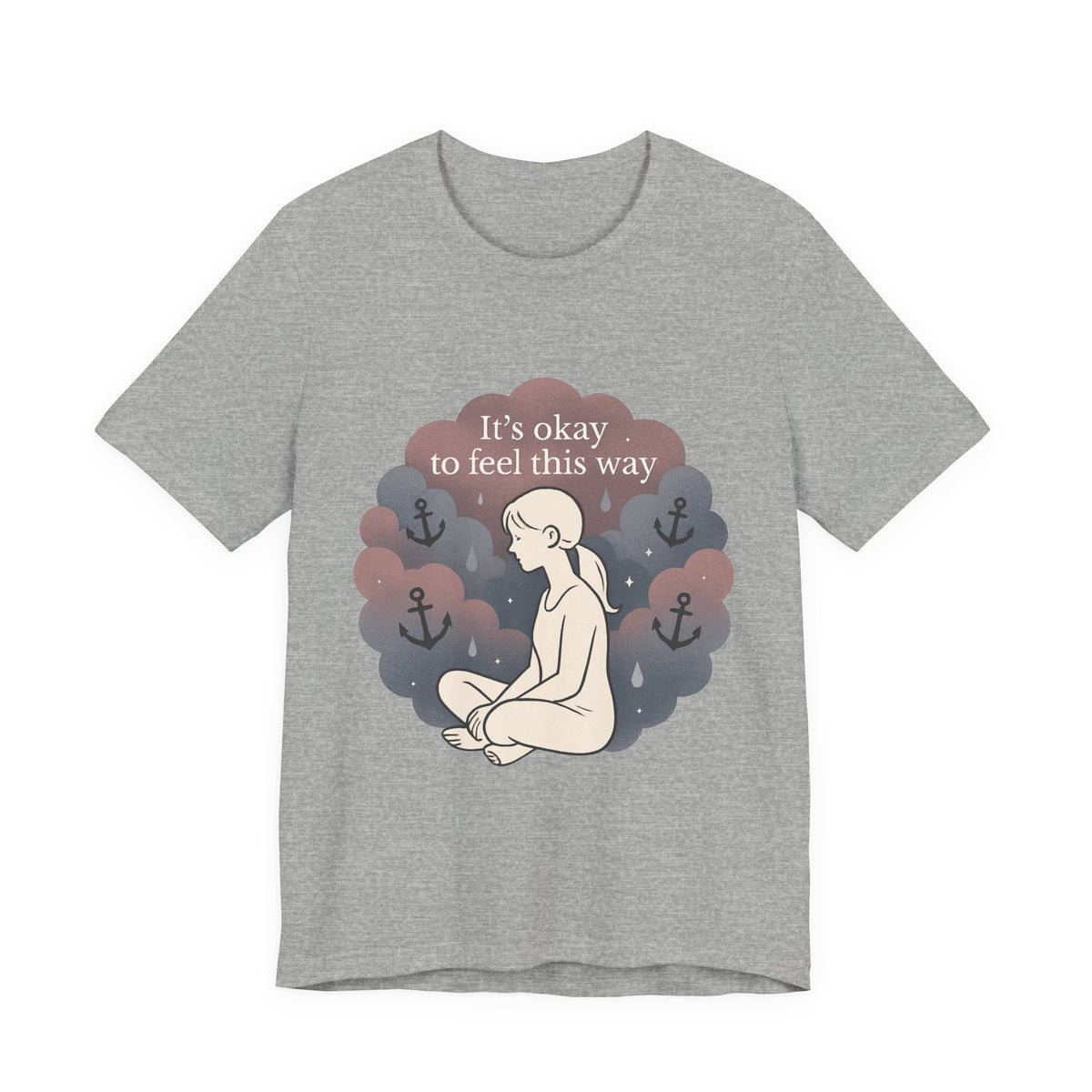 It's Okay to Feel This Way T‑Shirt — Mental Health Awareness Tee