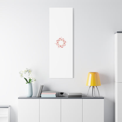 Tiny Heart Wreath Canvas | tiny heart design, valentine doodle
