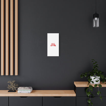 Kawaii Tiny Heart Trio Matte Canvas | tiny hearts, valentine doodle