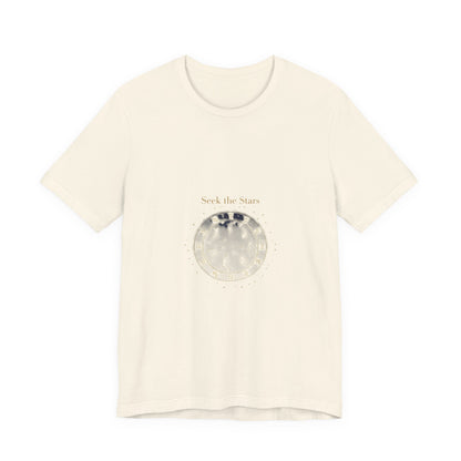 Seek the Stars Tee | celestial moon phase, minimalist astrology shirt
