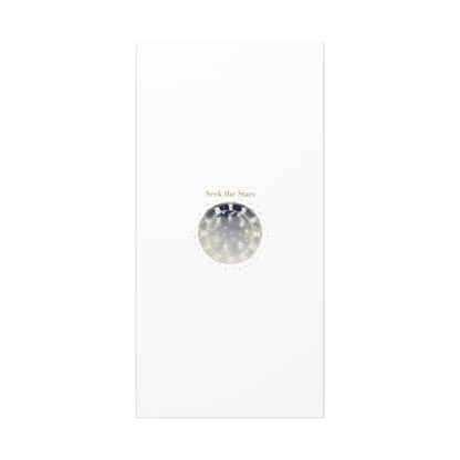 Seek the Stars Canvas | Celestial Astrology Art, Constellation Wall Decor