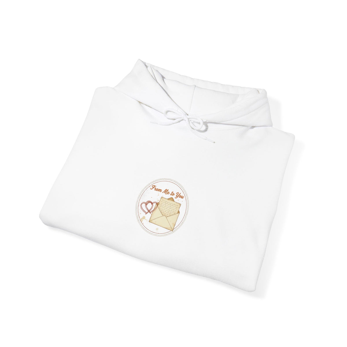 Love Letter Envelope Hoodie | Vintage Letter Art, wax seal romance