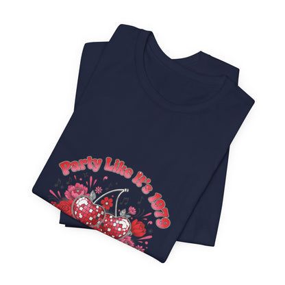 Disco Cherry Hearts Tee | sparkly hearts, retro romance