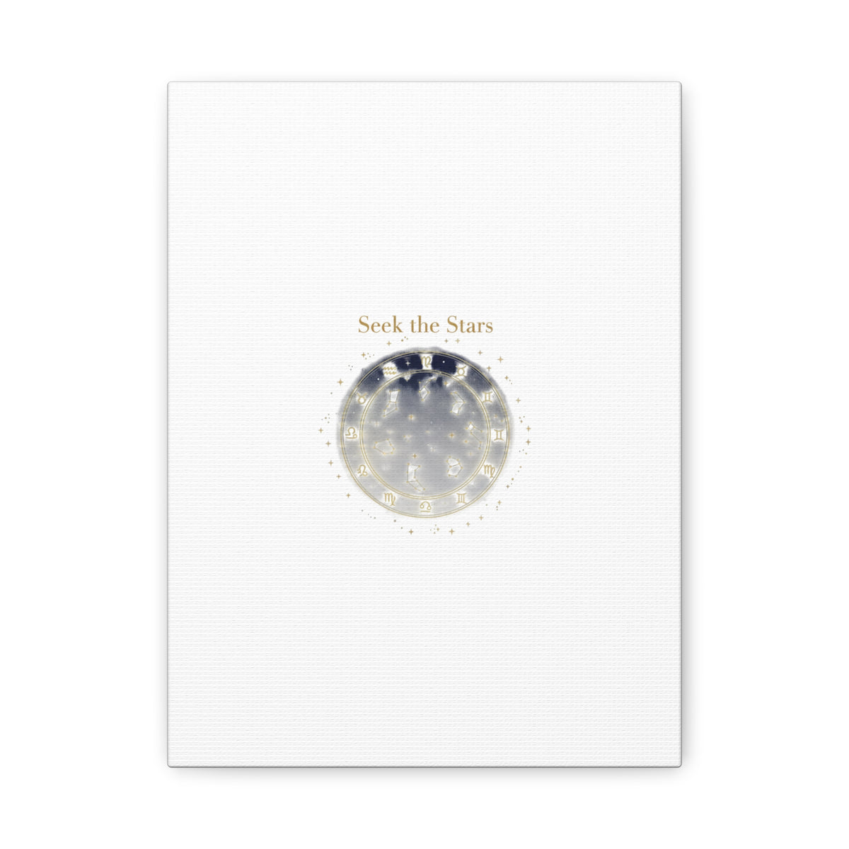 Seek the Stars Canvas | Celestial Astrology Art, Constellation Wall Decor