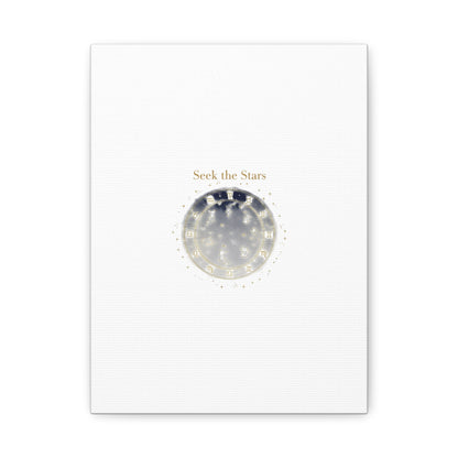 Seek the Stars Canvas | Celestial Astrology Art, Constellation Wall Decor